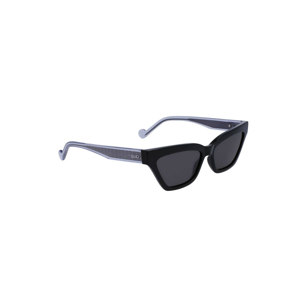 Lunettes de soleil noires injectées pour femmes