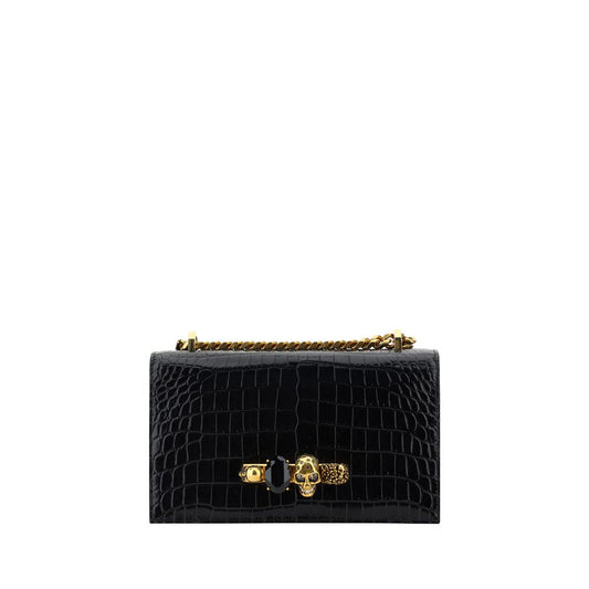 Jewelled Satchel in Black