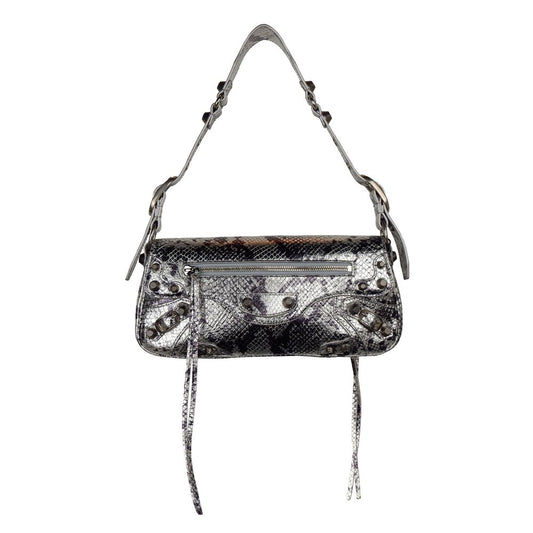 Le Cagole Sling Bag Small in Snakeskin Embossed Calfskin