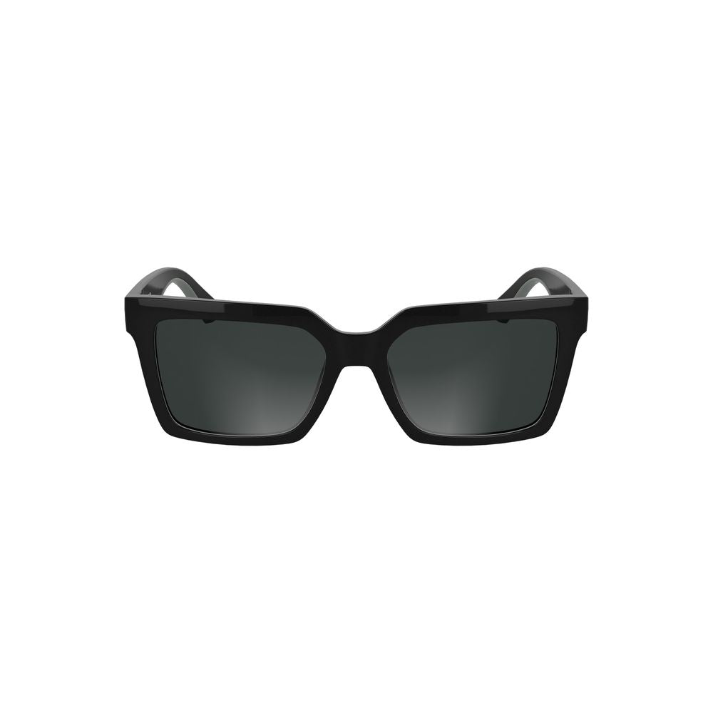 Lunettes de soleil noires en tissu biosourcé