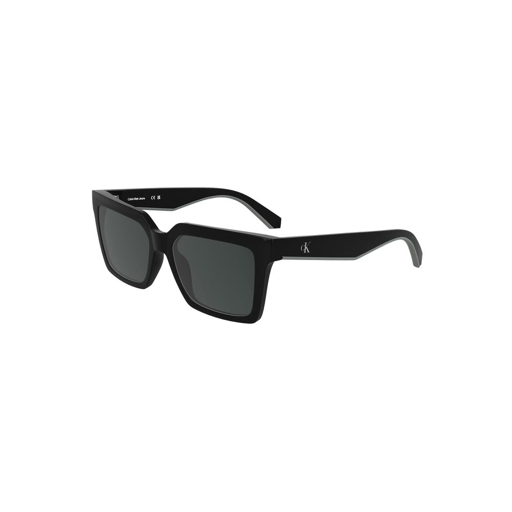Lunettes de soleil noires en tissu biosourcé