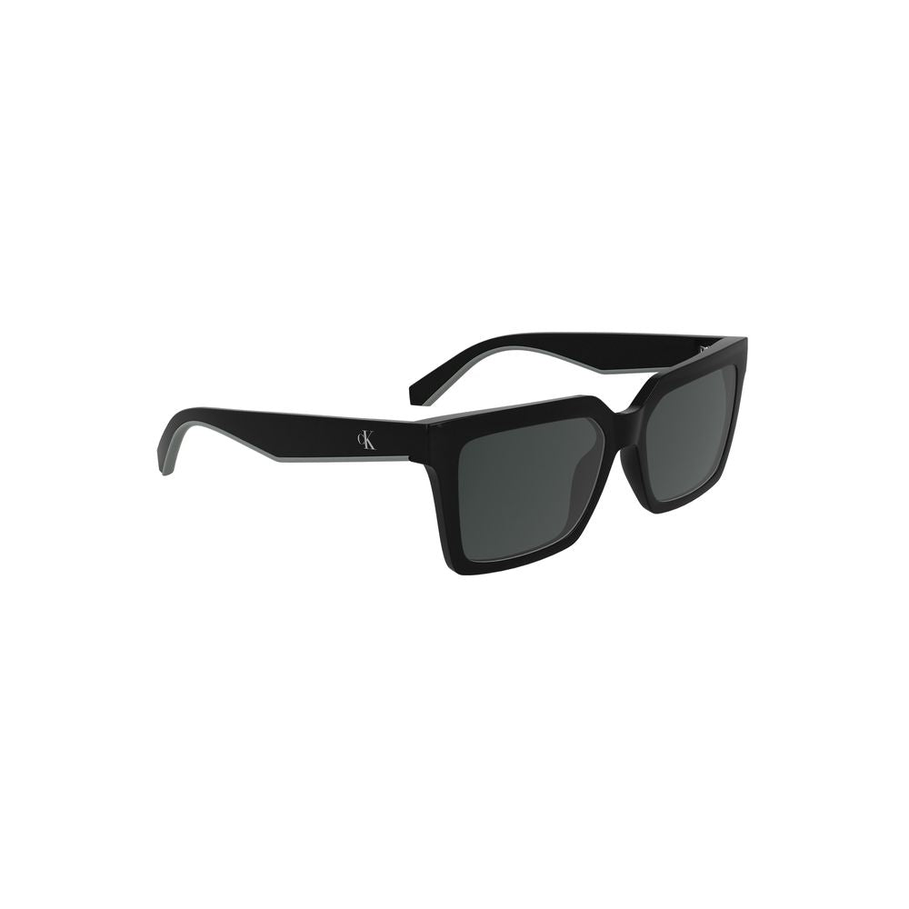 Lunettes de soleil noires en tissu biosourcé