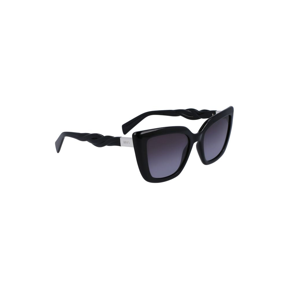 Lunettes de soleil noires bio-injectées pour femmes