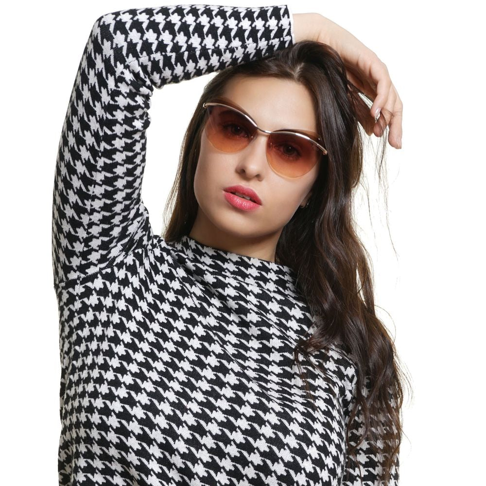 Lunettes de soleil dorées pour femmes