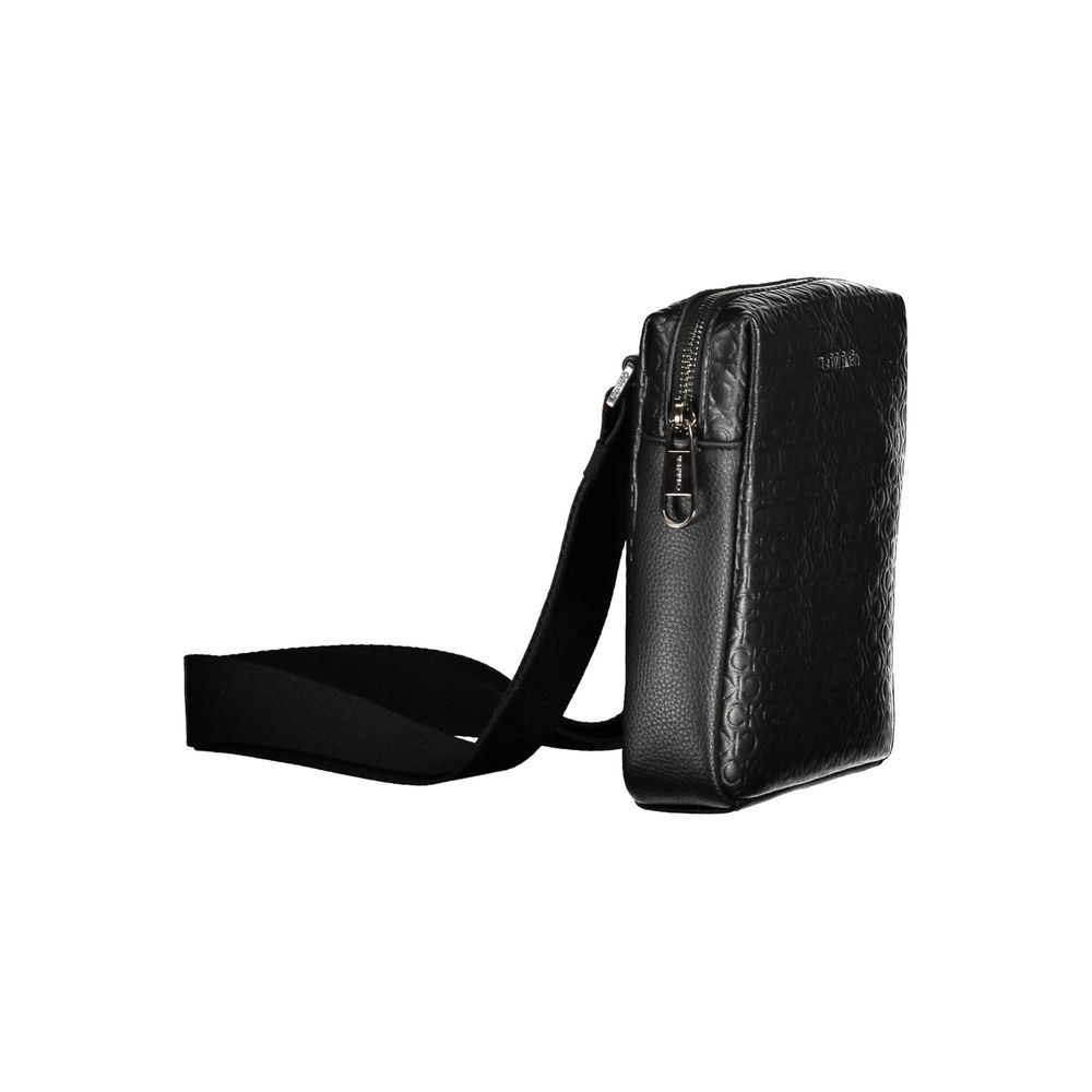 Black Allover Monogram Shoulder Bag