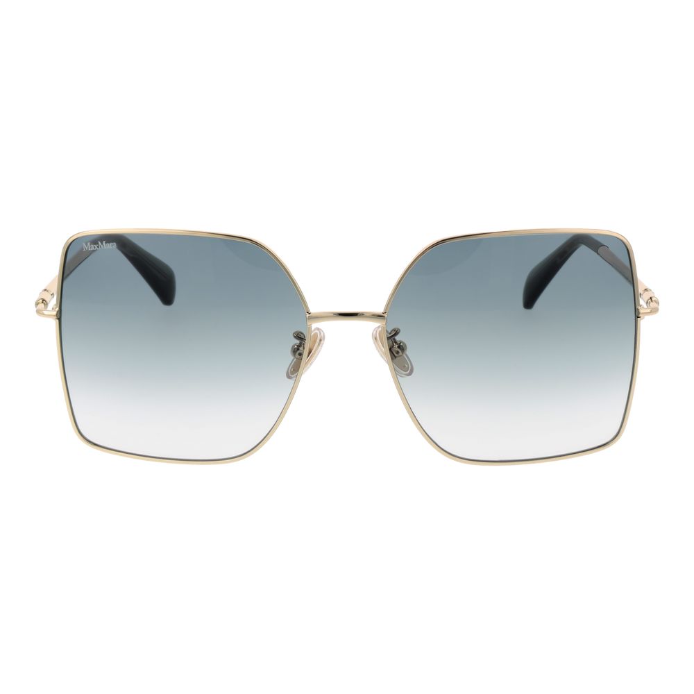Lunettes de soleil dorées pour femmes