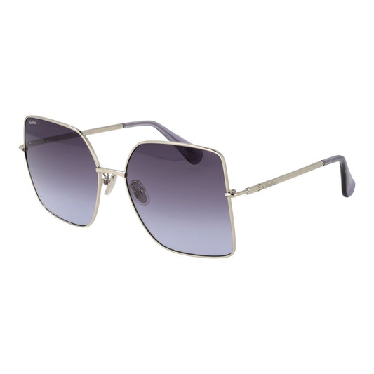Lunettes de soleil argentées pour femmes