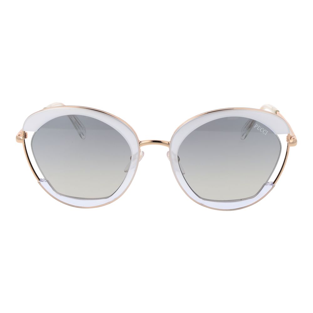 Gafas de sol doradas para mujer