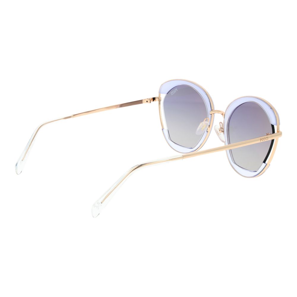 Gafas de sol doradas para mujer
