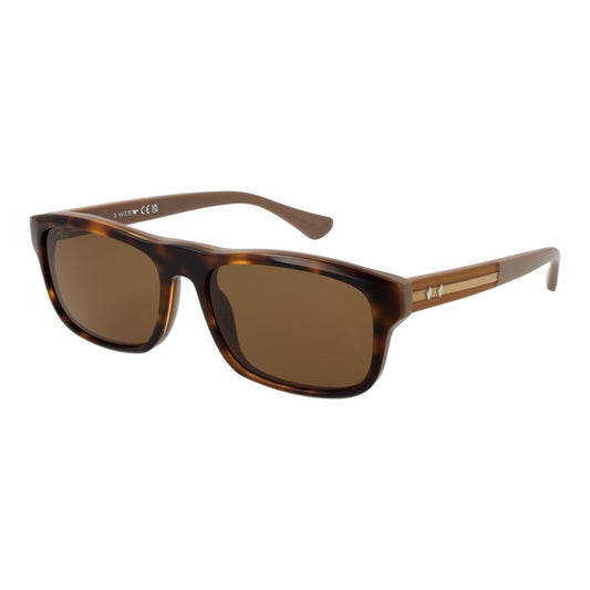 Lunettes de soleil marron pour hommes