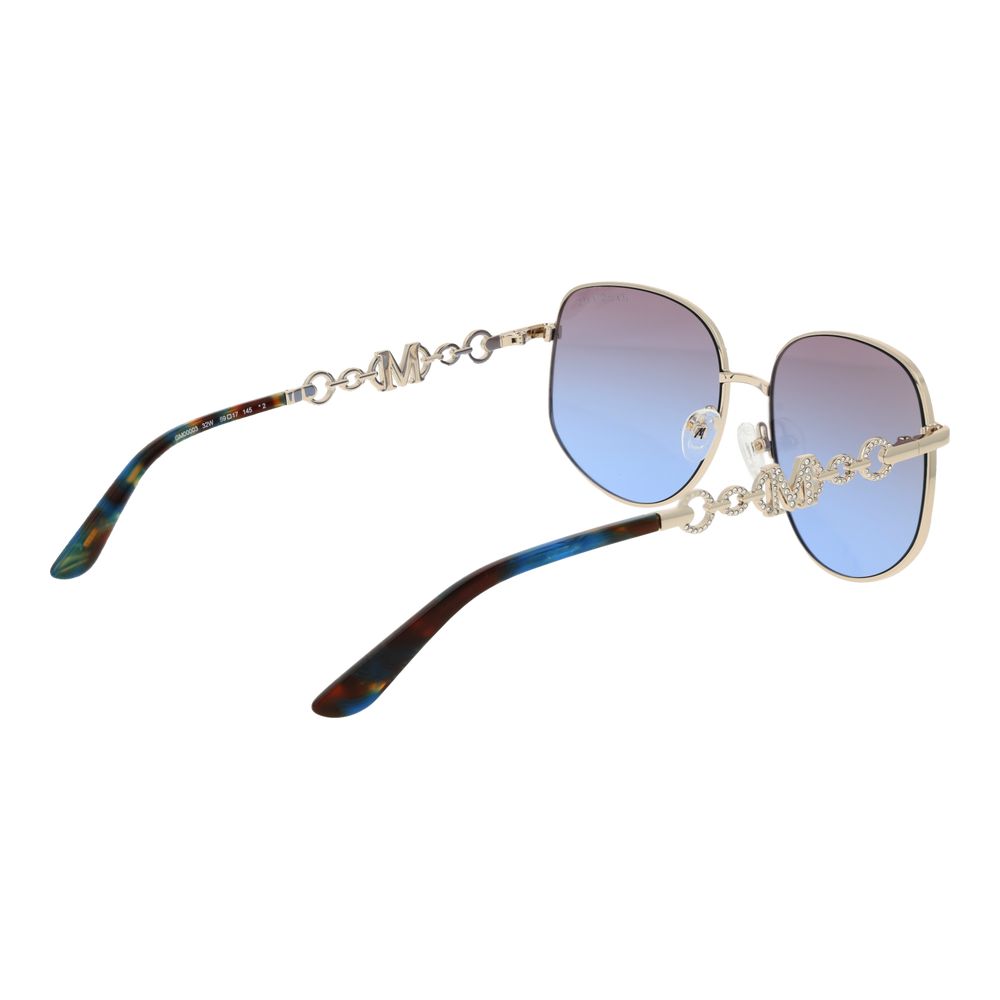 Lunettes de soleil dorées pour femmes