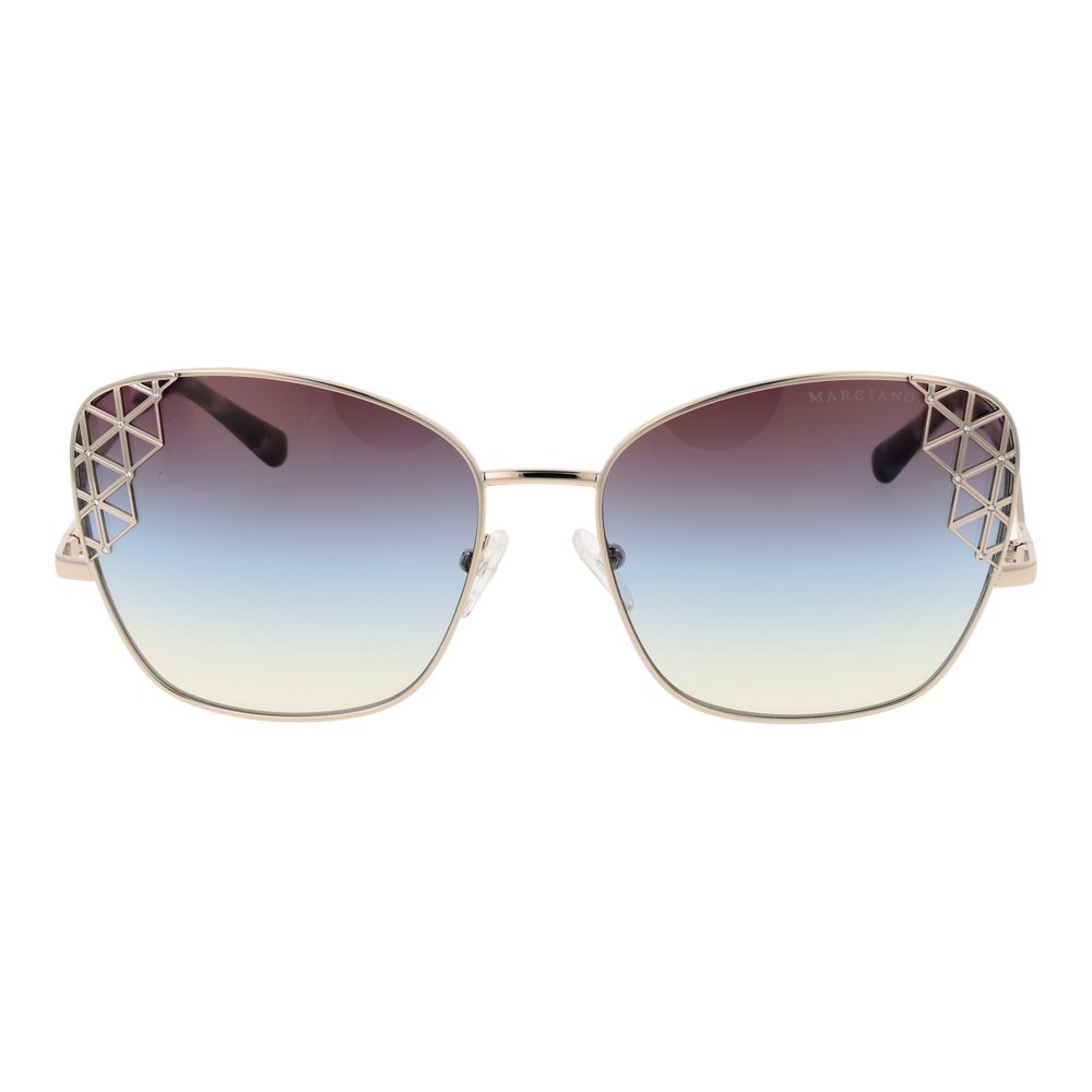 Gafas de sol doradas para mujer