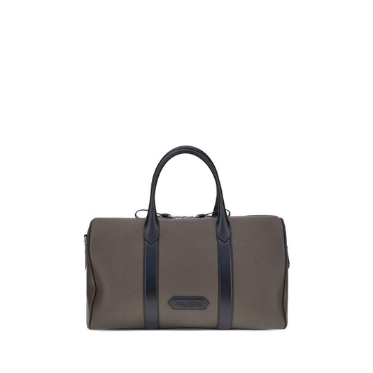 Grain Leather Wide Opening Medium Duffle