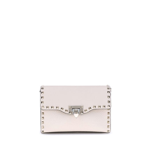 Small Rockstud Grainy Calfskin Crossbody Bag