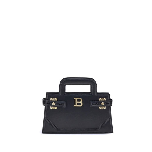 Small B-Buzz Top Handle Bag in Calfskin