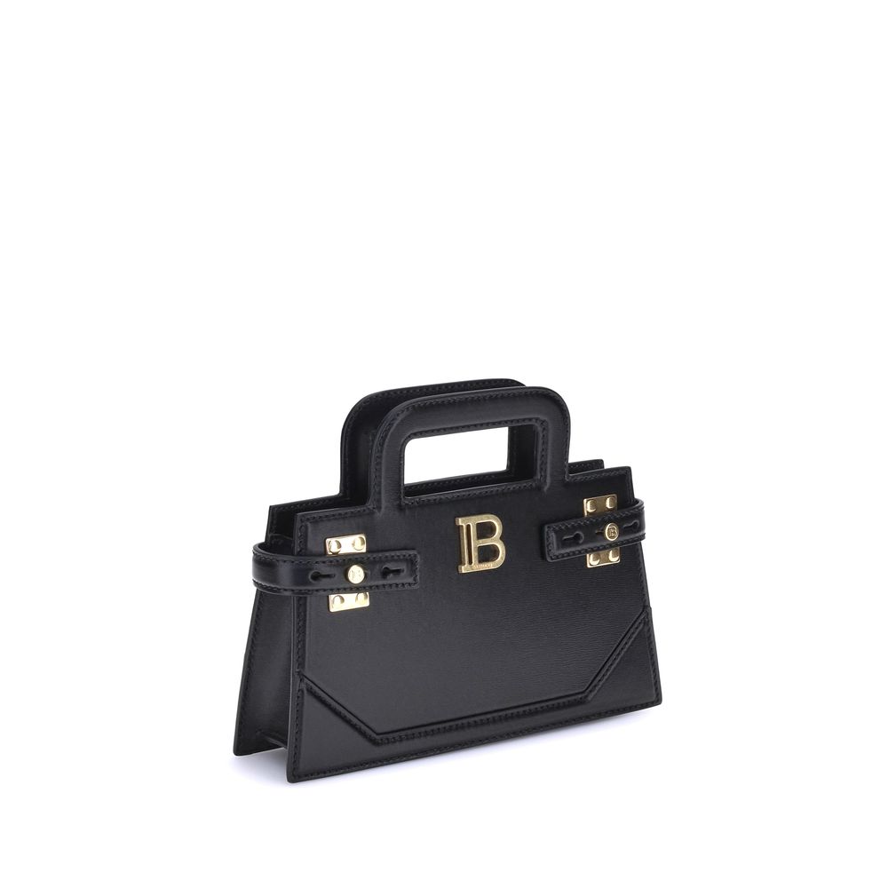 Small B-Buzz Top Handle Bag in Calfskin