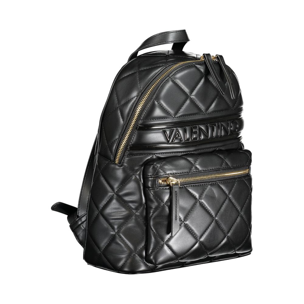 Quilted Backpack in Black
