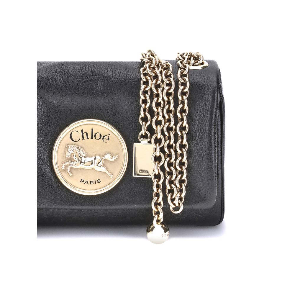 Small Heritage Shoulder Bag in Grained Leather
