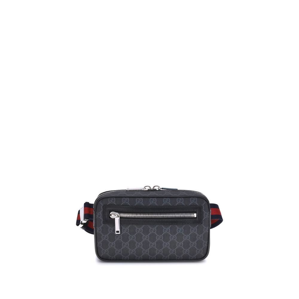 GG Black Small Belt Bag