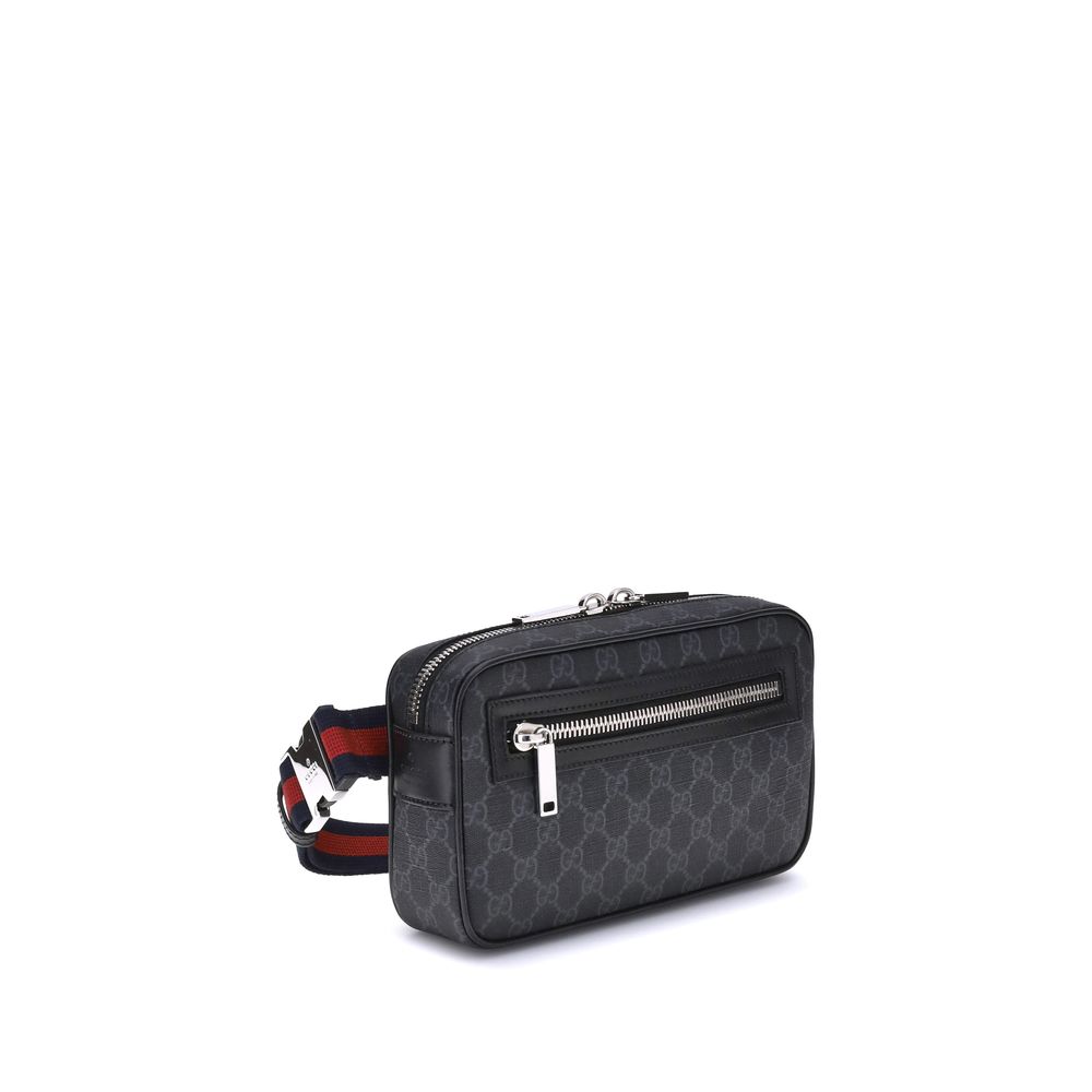 GG Black Small Belt Bag