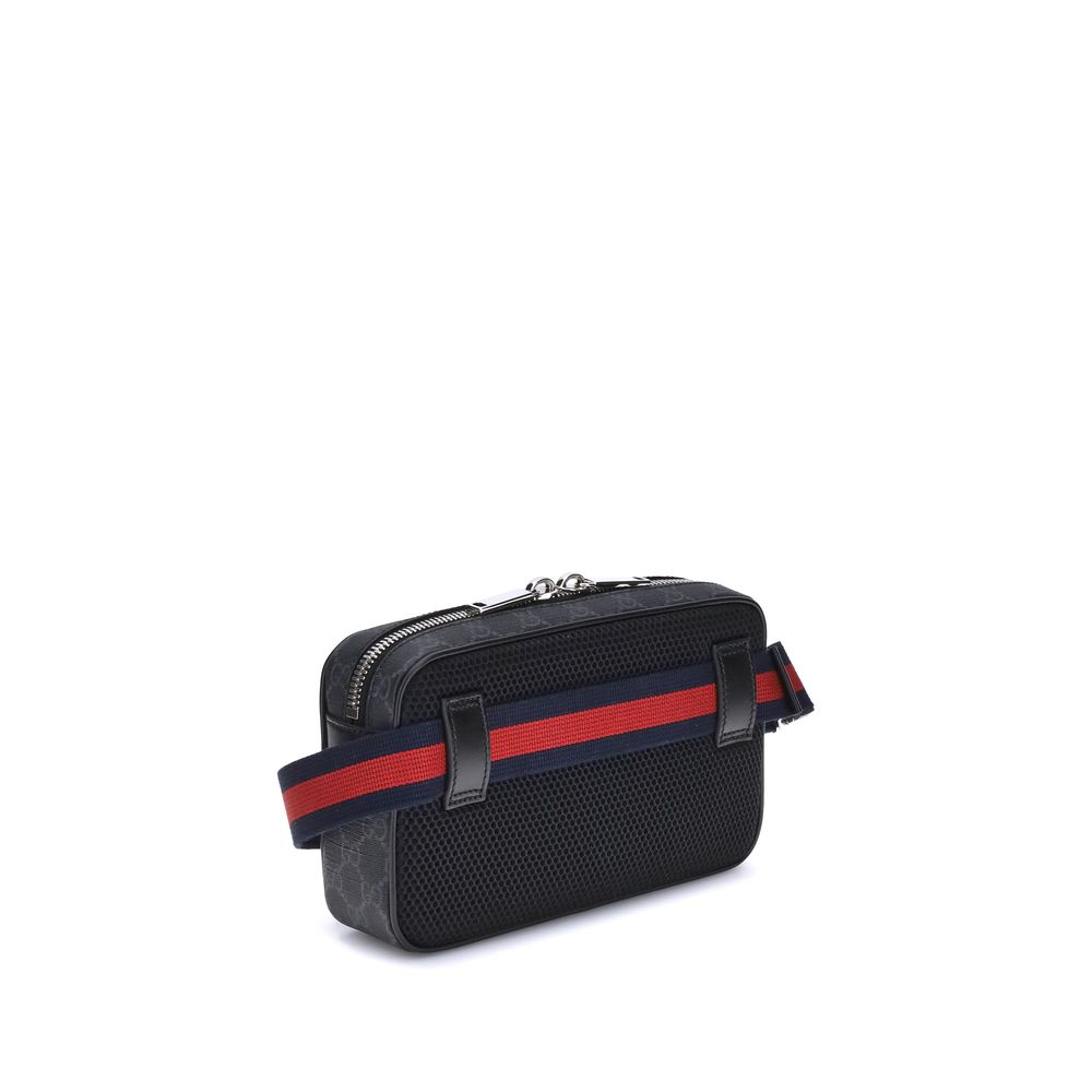 GG Black Small Belt Bag