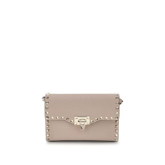 Small Rockstud Grainy Calfskin Crossbody Bag
