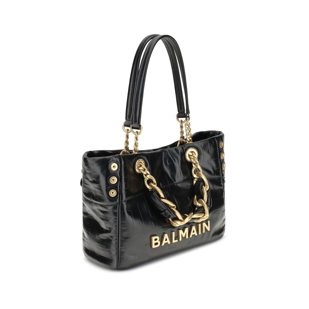 Small 1945 Soft Tote Bag in Crackled Calfskin