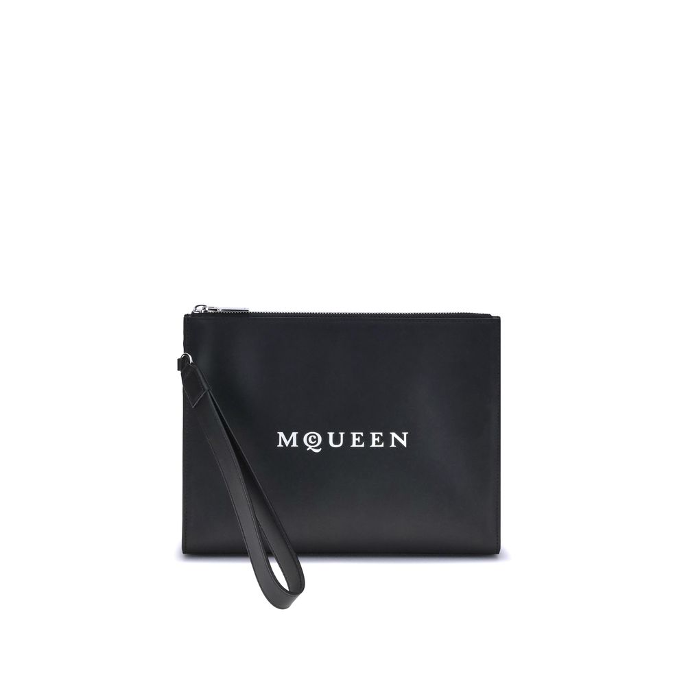McQueen Zip Pouch in Black