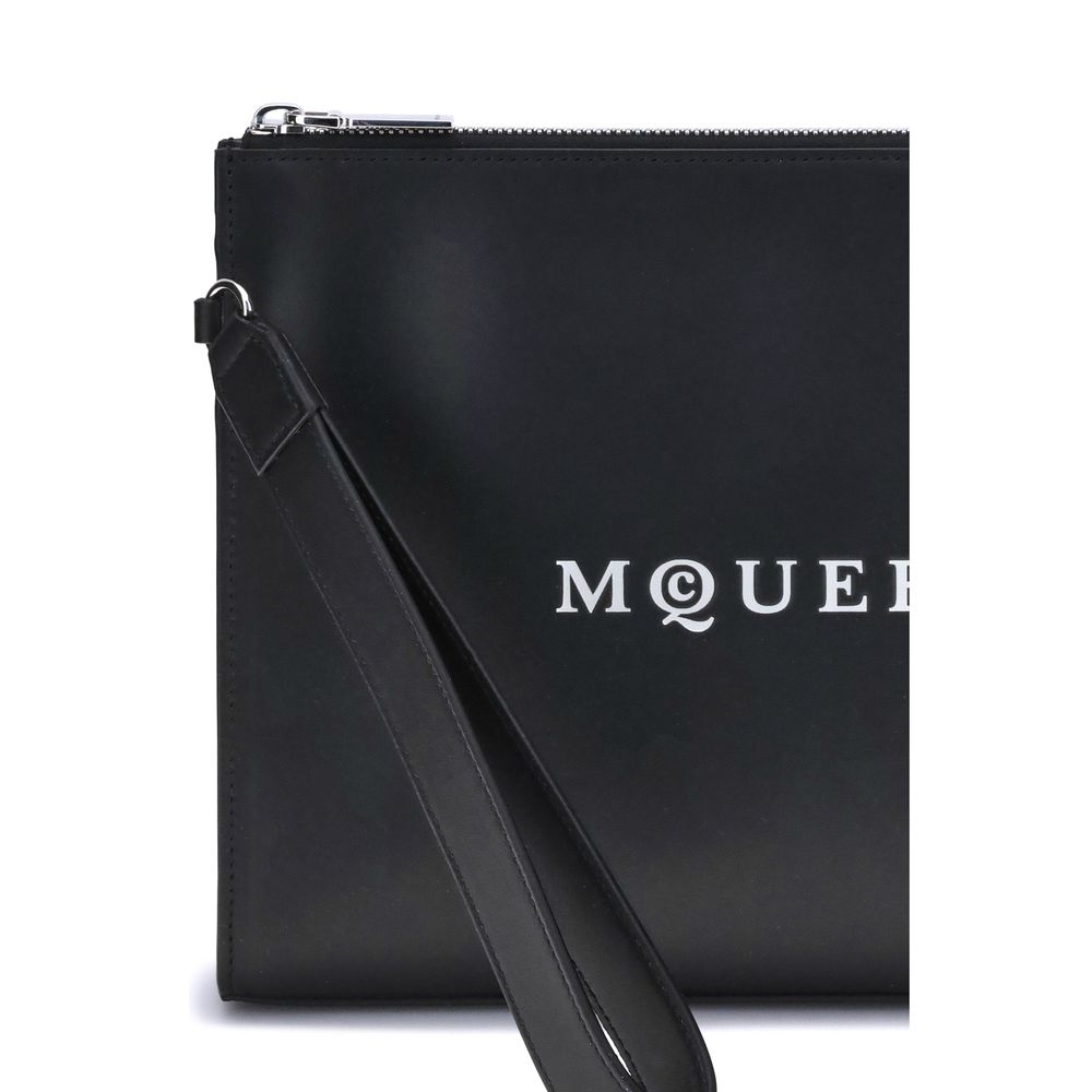 McQueen Zip Pouch in Black