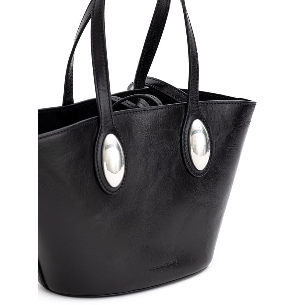 Dome Small Tote Bag in Crackle Patent Leather