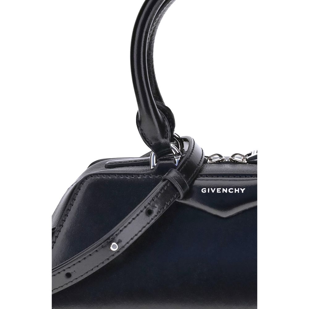 Mini Antigona East-West Bag in Box Leather