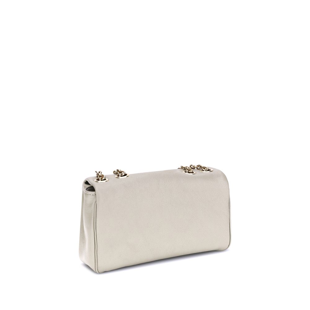 Small Chloé Heritage Shoulder Bag in Grained Leather