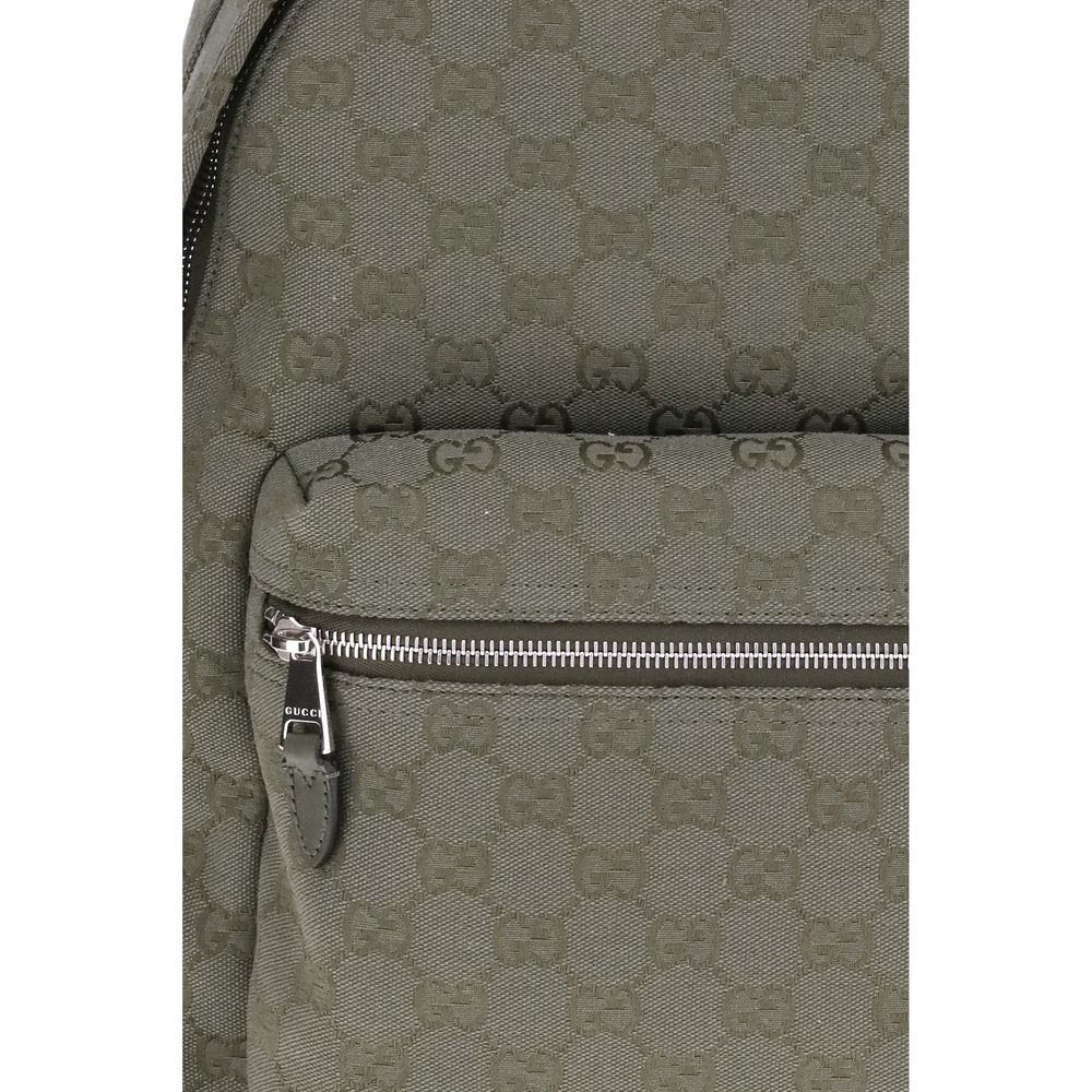 GG Canvas Medium Backpack