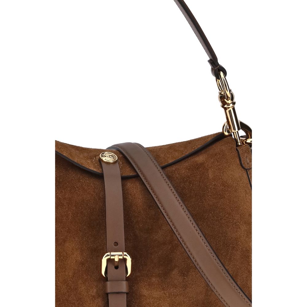 Medium Suede Pony Bag