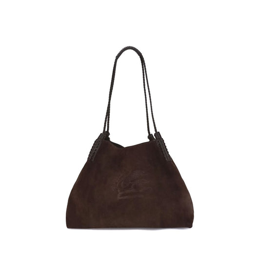Medium Libra Tote Bag in Suede