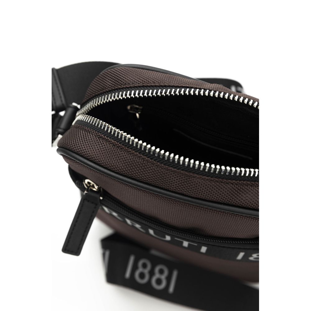 Brown Leather Men Messenger Bag