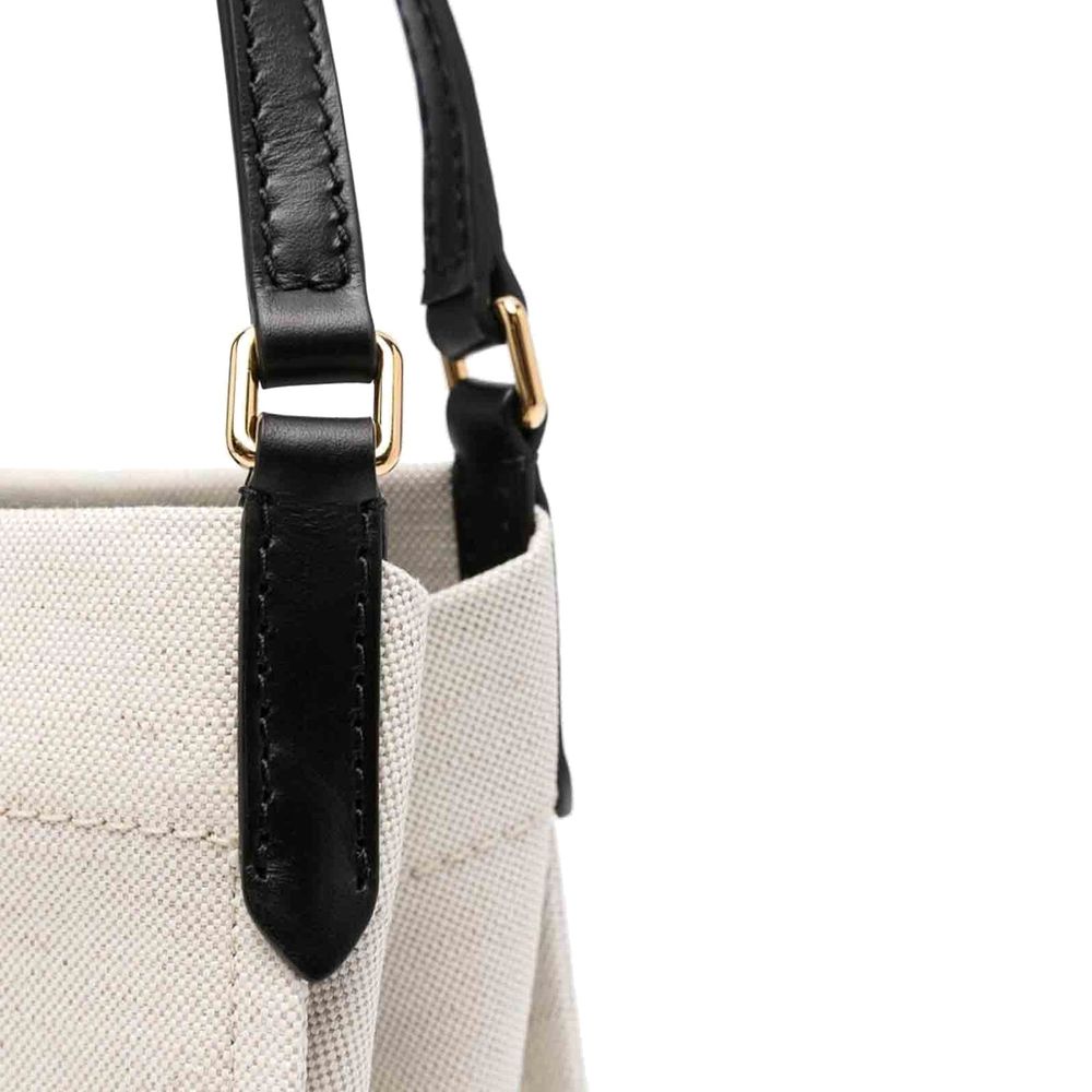 Canvas and Leather Amalfi Medium Tote