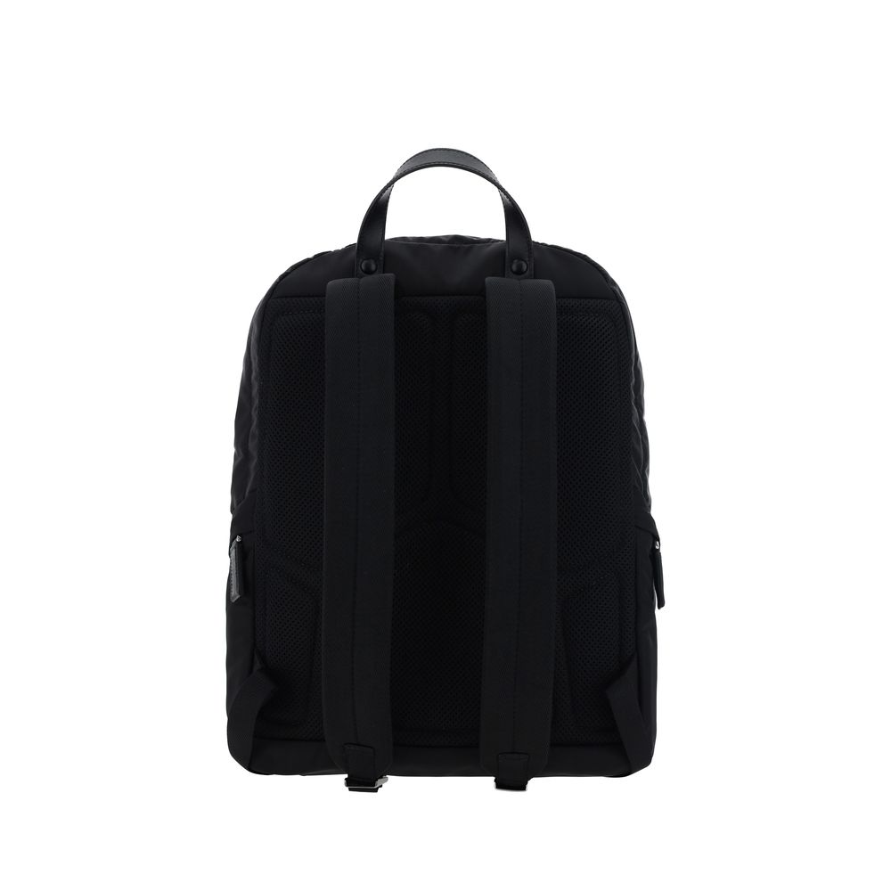 Re-Nylon and Saffiano Leather Backpack
