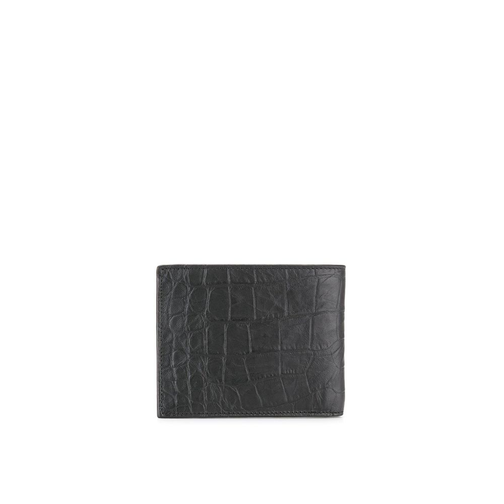 Cassandre East/West Wallet in Crocodile-Embossed Matte Leather