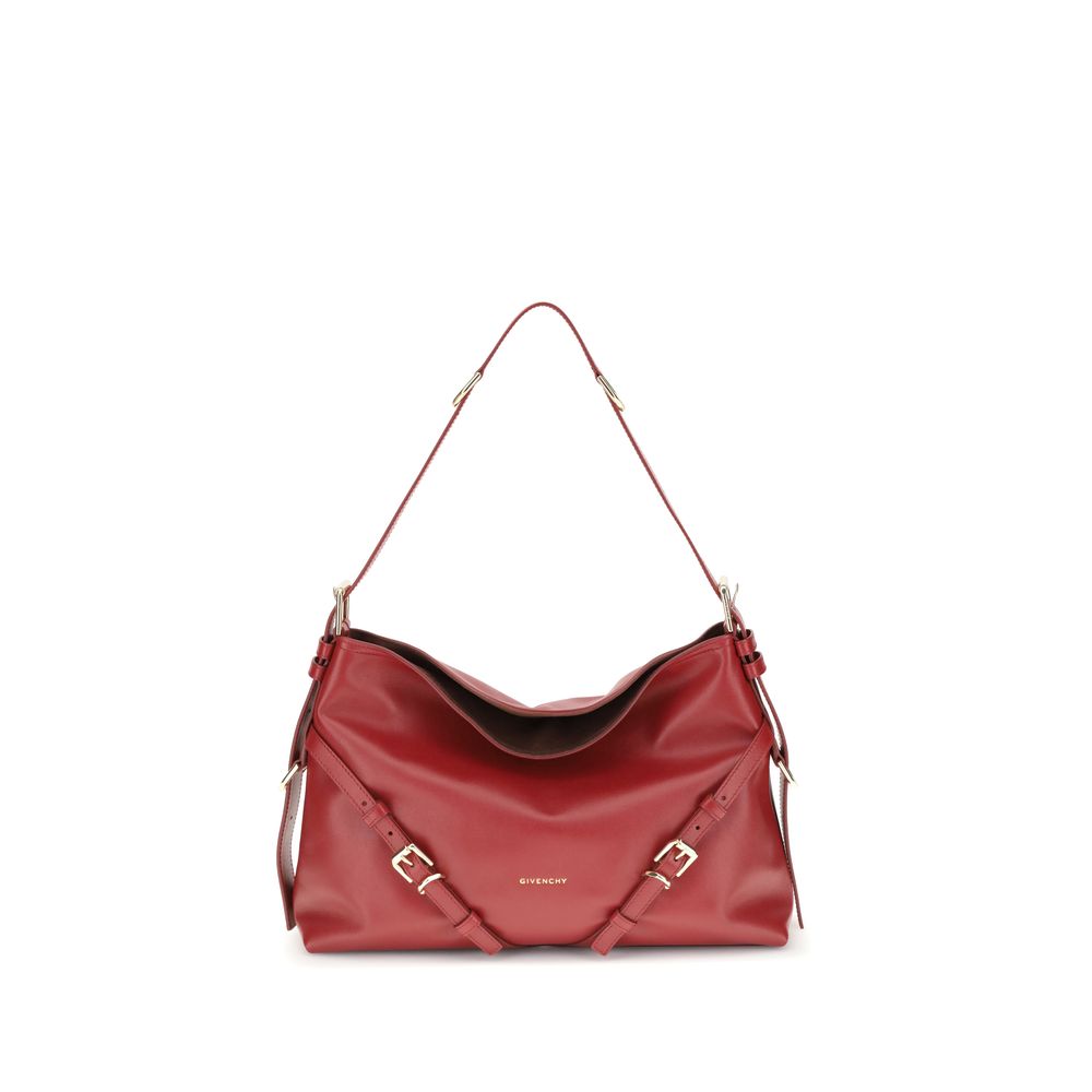 Medium Voyou Bag in Shiny Leather