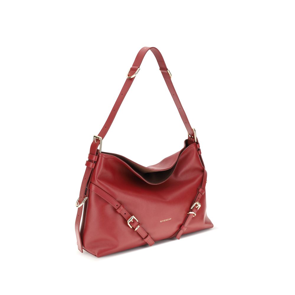 Medium Voyou Bag in Shiny Leather