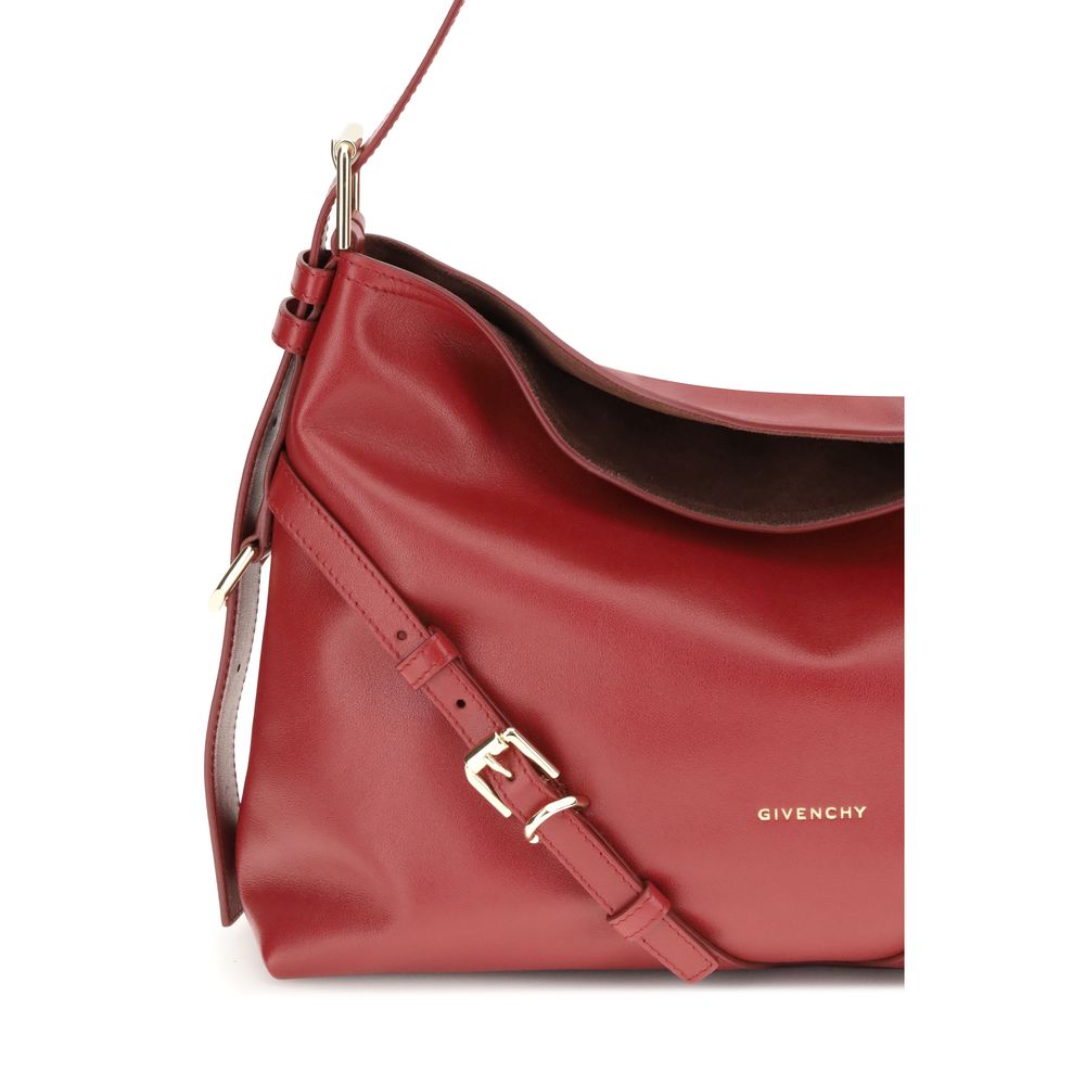Medium Voyou Bag in Shiny Leather