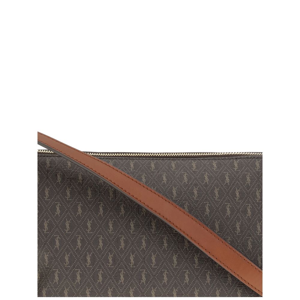 Le Monogramme Crossbody Bag in Cassandre Canvas and Smooth Leather