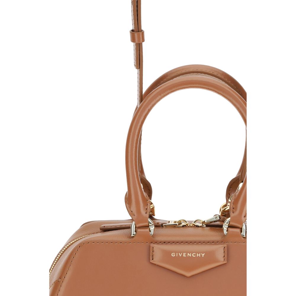 Mini Antigona East-West Bag in Box Leather