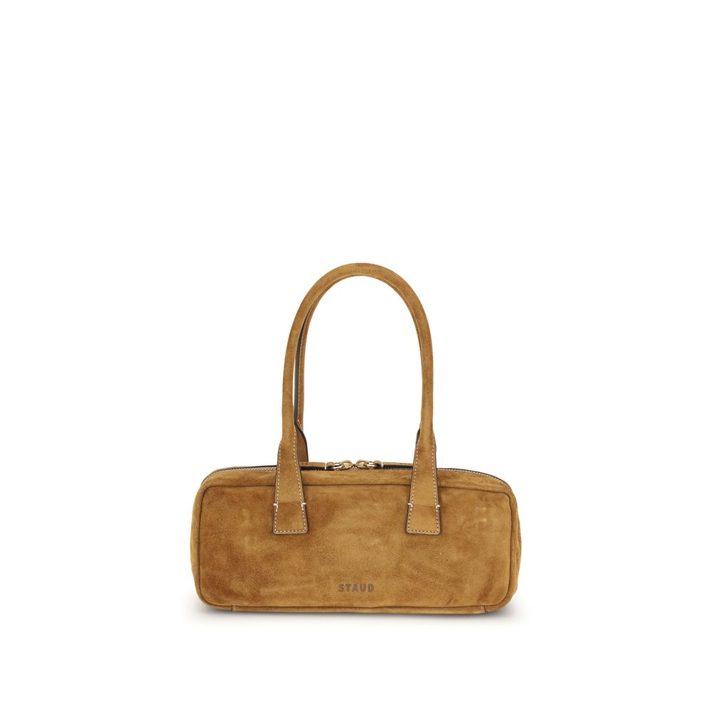 Dude Shoulder Bag Tan Suede