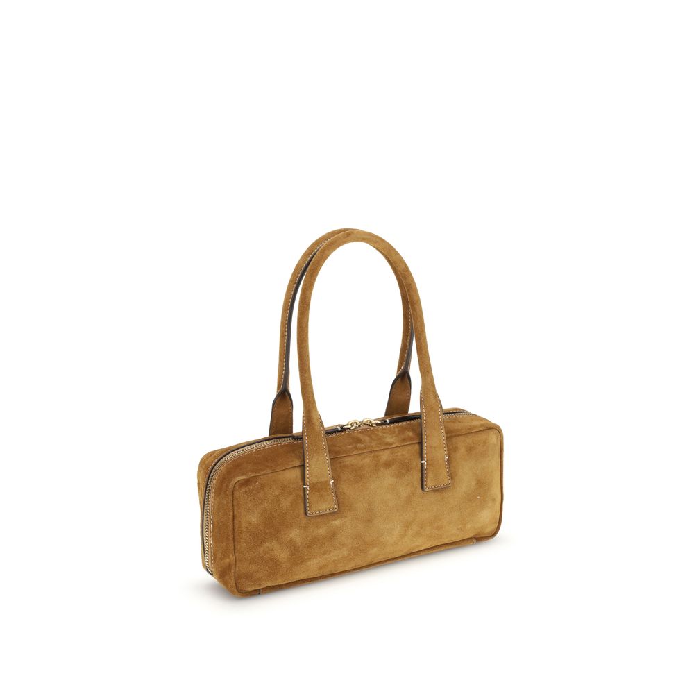 Dude Shoulder Bag Tan Suede