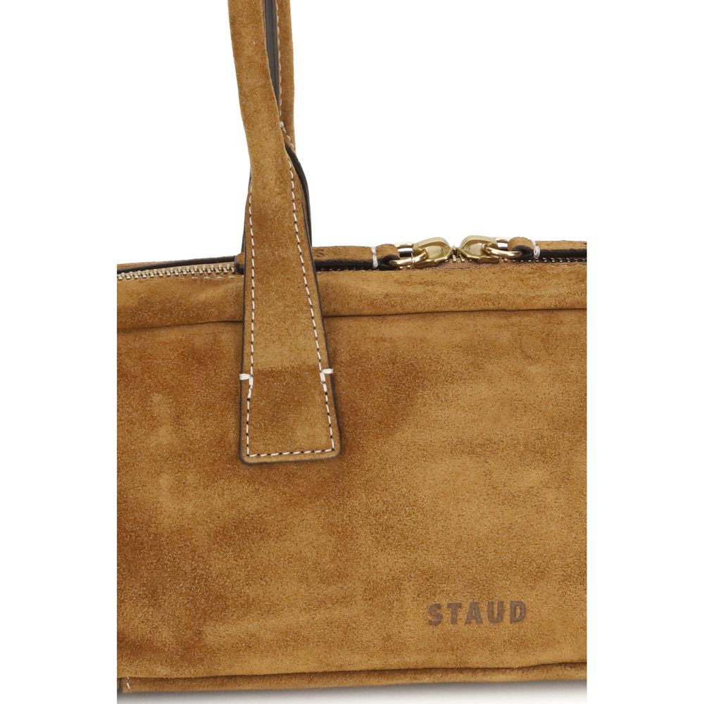 Dude Shoulder Bag Tan Suede