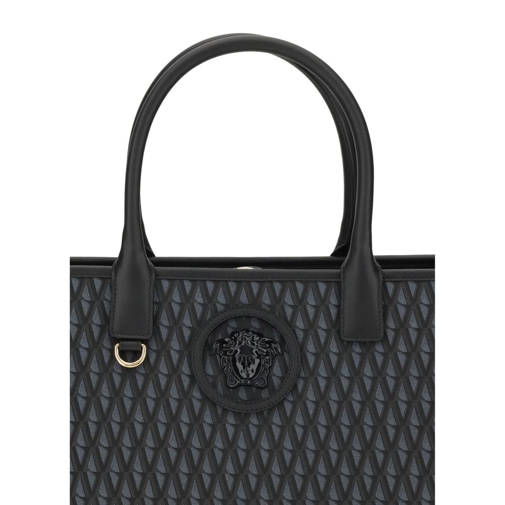 V Allover La Medusa Large Tote Bag