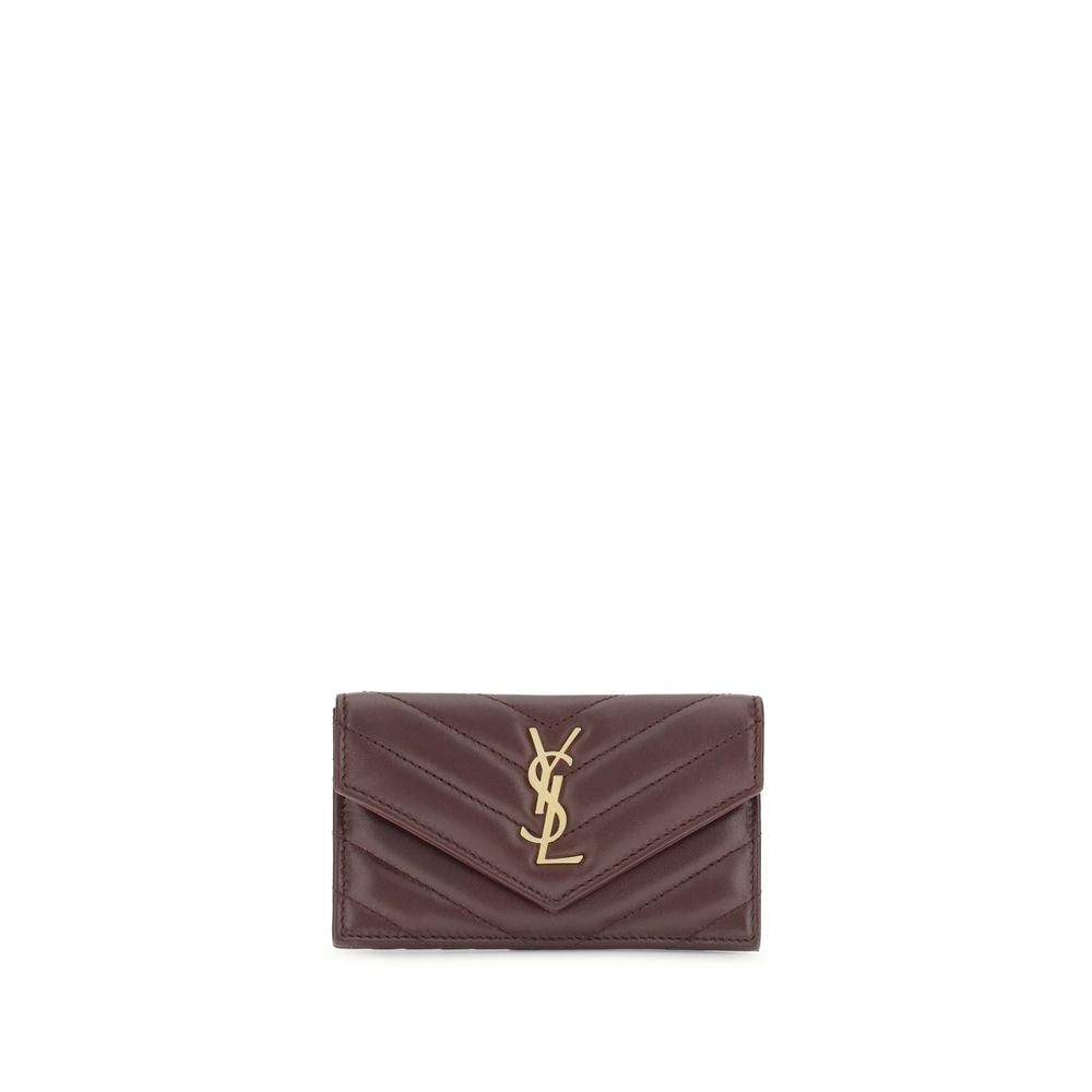 Cassandre Fragments Flap Card Case in Lambskin