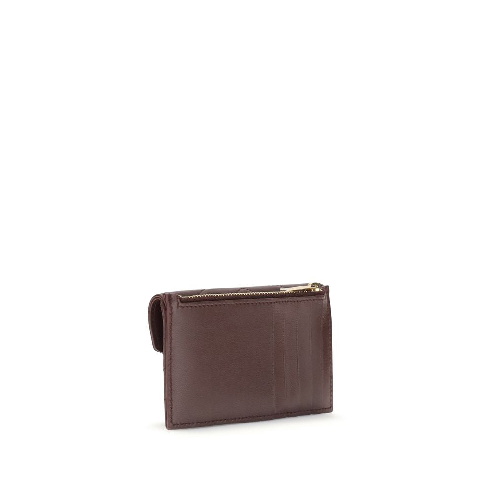 Cassandre Fragments Flap Card Case in Lambskin